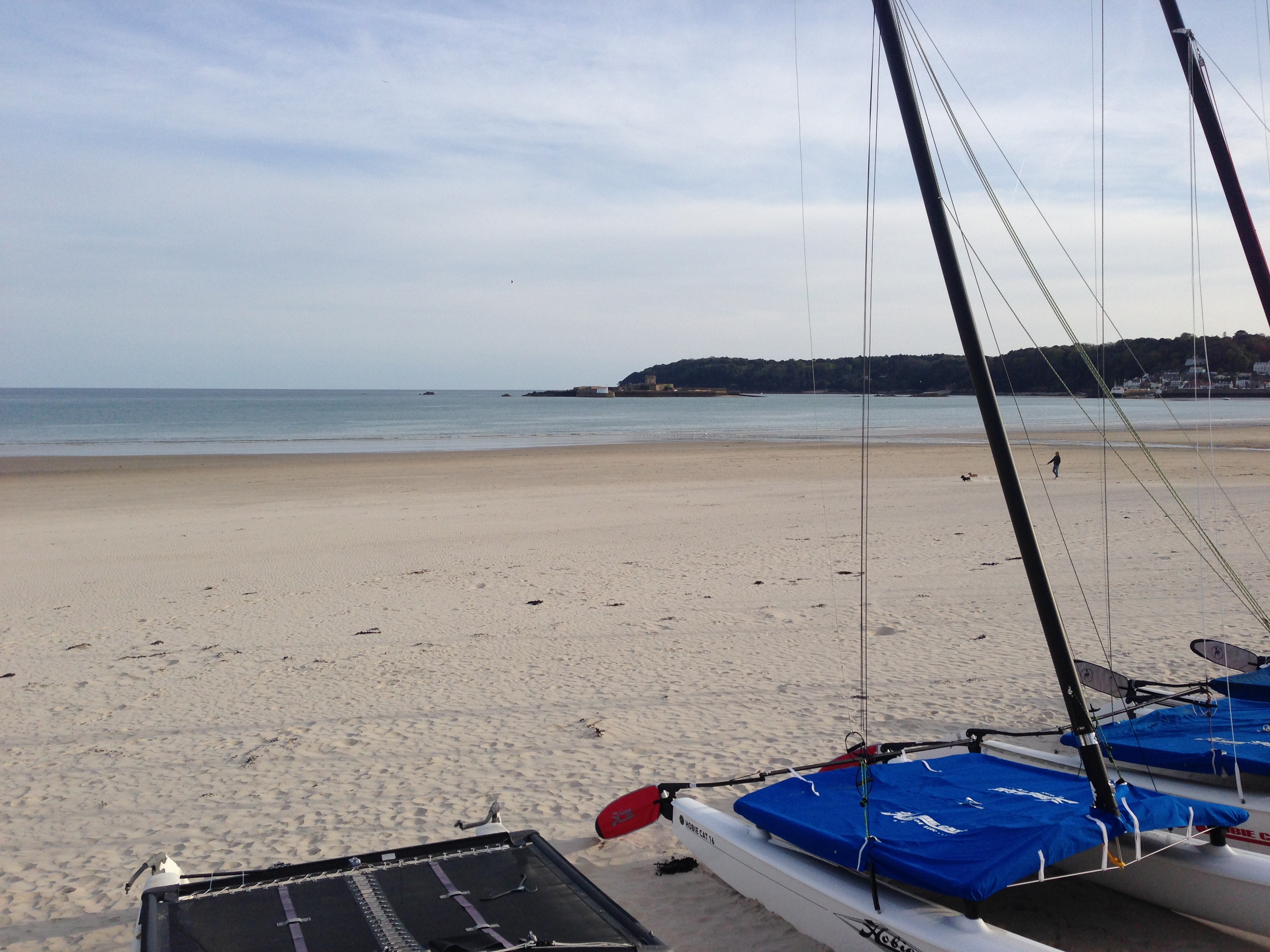 A view of St. Aubin's bay